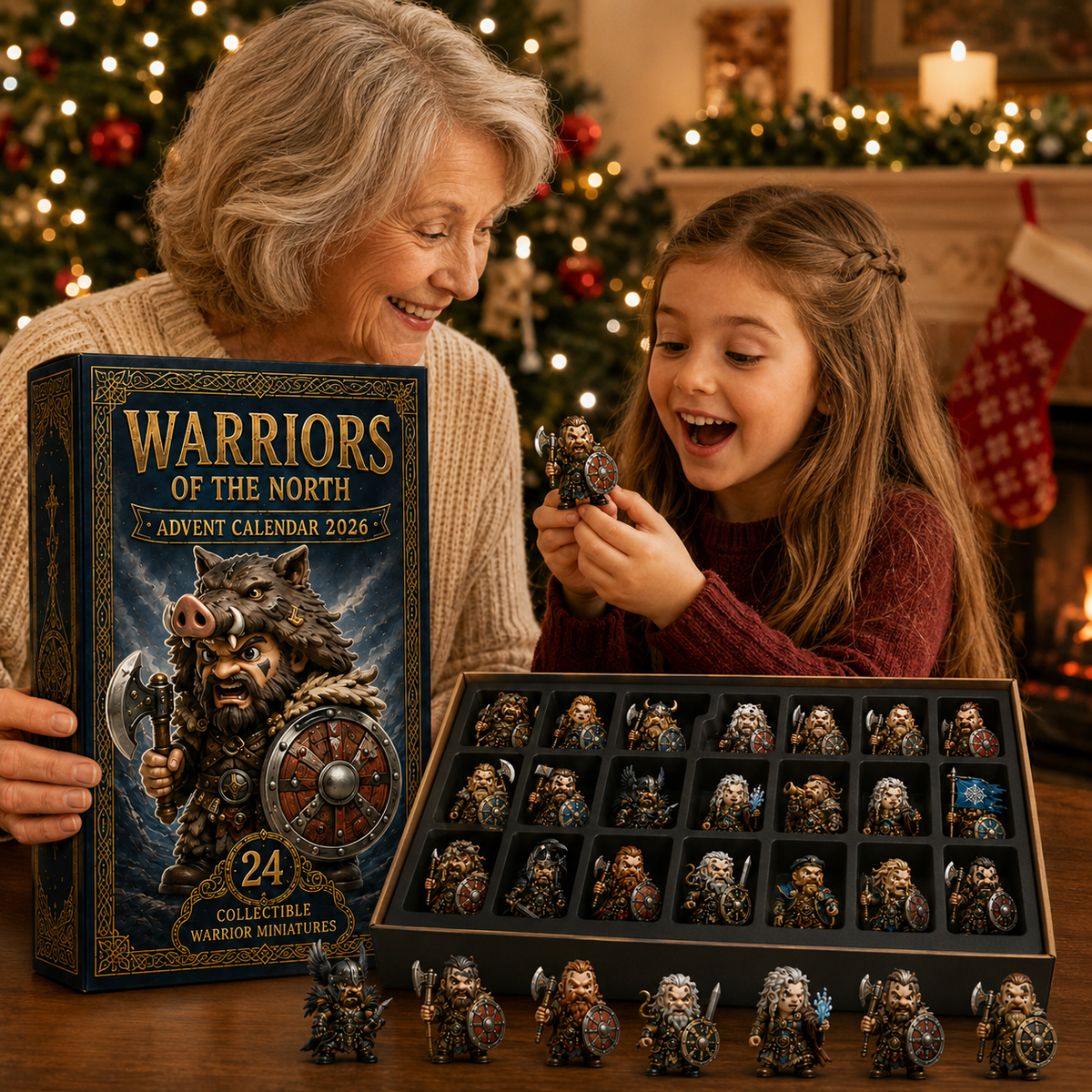 24 Days of Northern Legends – Warriors of the North Advent Calendar 2026 | 24 Collectible Viking Warrior Miniatures