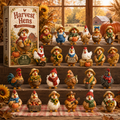 Harvest Hens Advent Calendar 2026 – 24 Days of Farmhouse Chicken Collectibles, Autumn Harvest Surprises & Gifts for Chicken Lovers