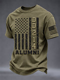 Men's Retro Print Short-Sleeve T-Shirt