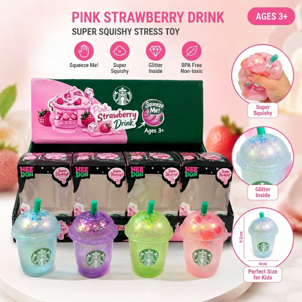Iced Coffee Cup Squishy – Slow Rebound Maltose Fidget