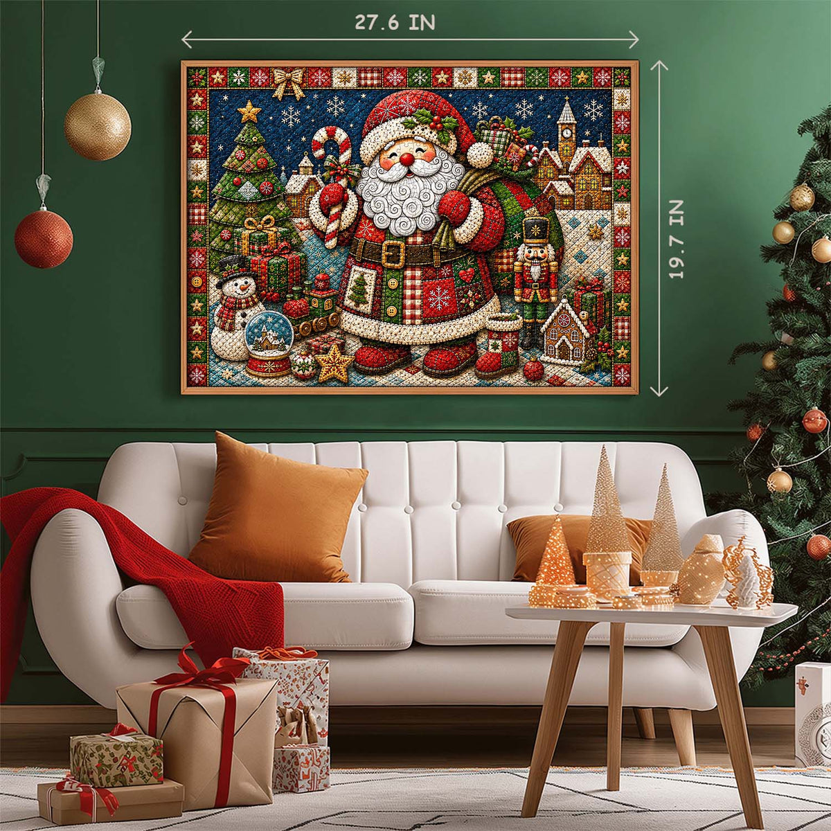Quilted Christmas Joy Jigsaw Puzzle 1000 Pieces