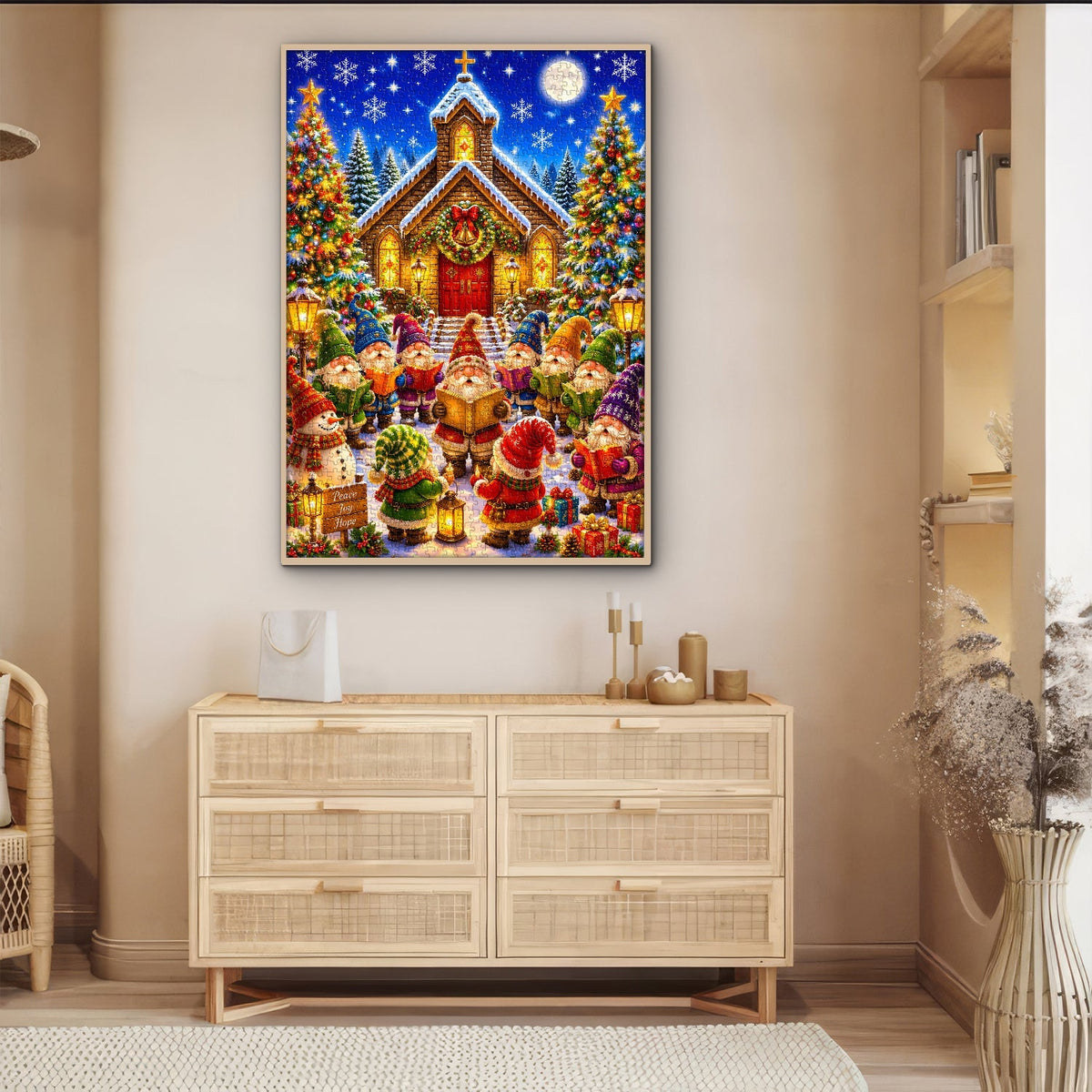 Christmas Gnome Village Jigsaw Puzzle 1000 Pieces
