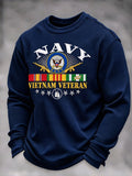 Men's Veterans Day Print Casual Top