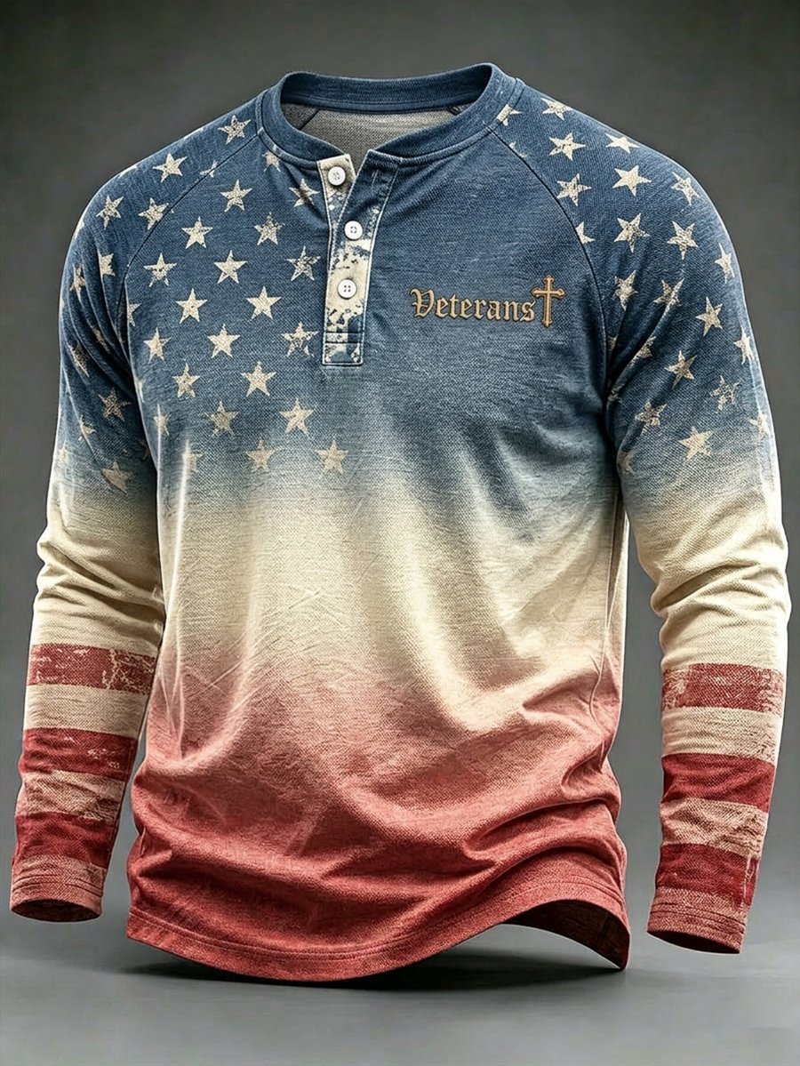 Men's U.S Veterans Day Long-Sleeve T-Shirt