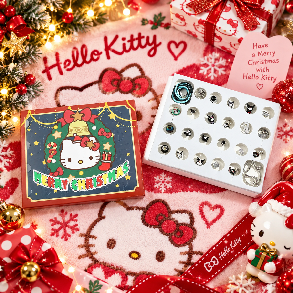 Sanrio Surprise Advent Calendar — Collectible Kawaii Figures Bracelet