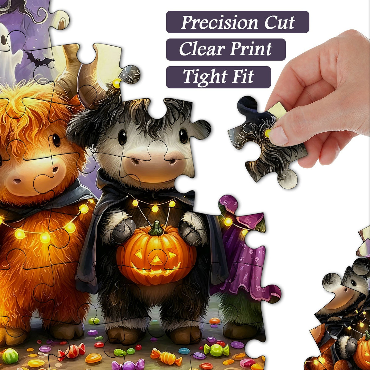 Halloween Calves Jigsaw Puzzle 1000 Pieces