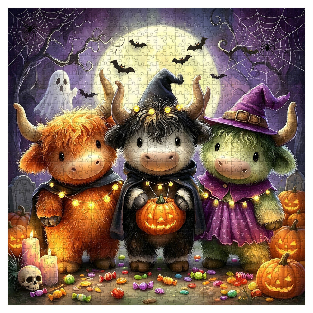 Halloween Calves Jigsaw Puzzle 1000 Pieces