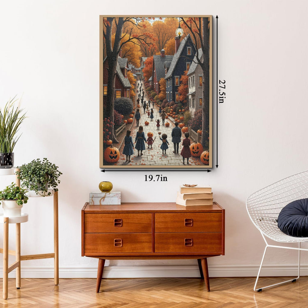 Pumpkin Street Jigsaw Puzzle 1000 Pieces