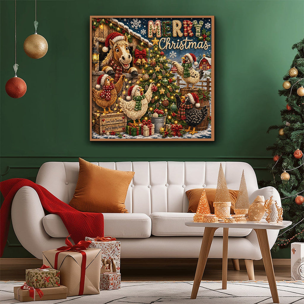 Holiday Farm Friends Jigsaw Puzzle 1000 Pieces