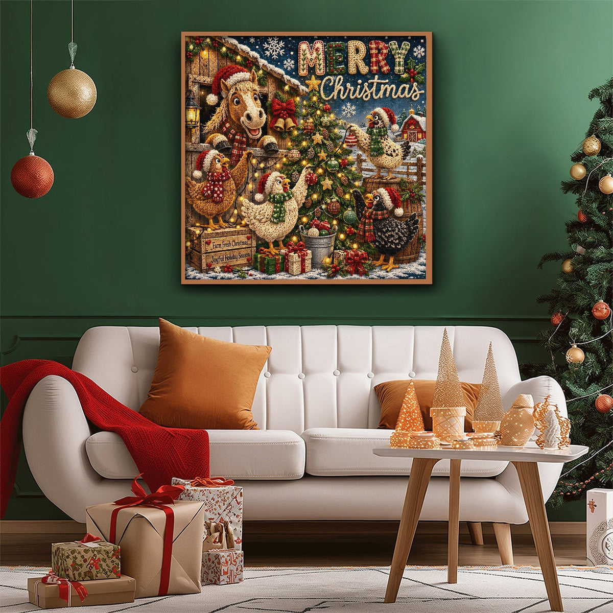 Holiday Farm Friends Jigsaw Puzzle 1000 Pieces