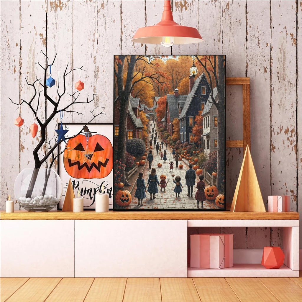 Pumpkin Street Jigsaw Puzzle 1000 Pieces