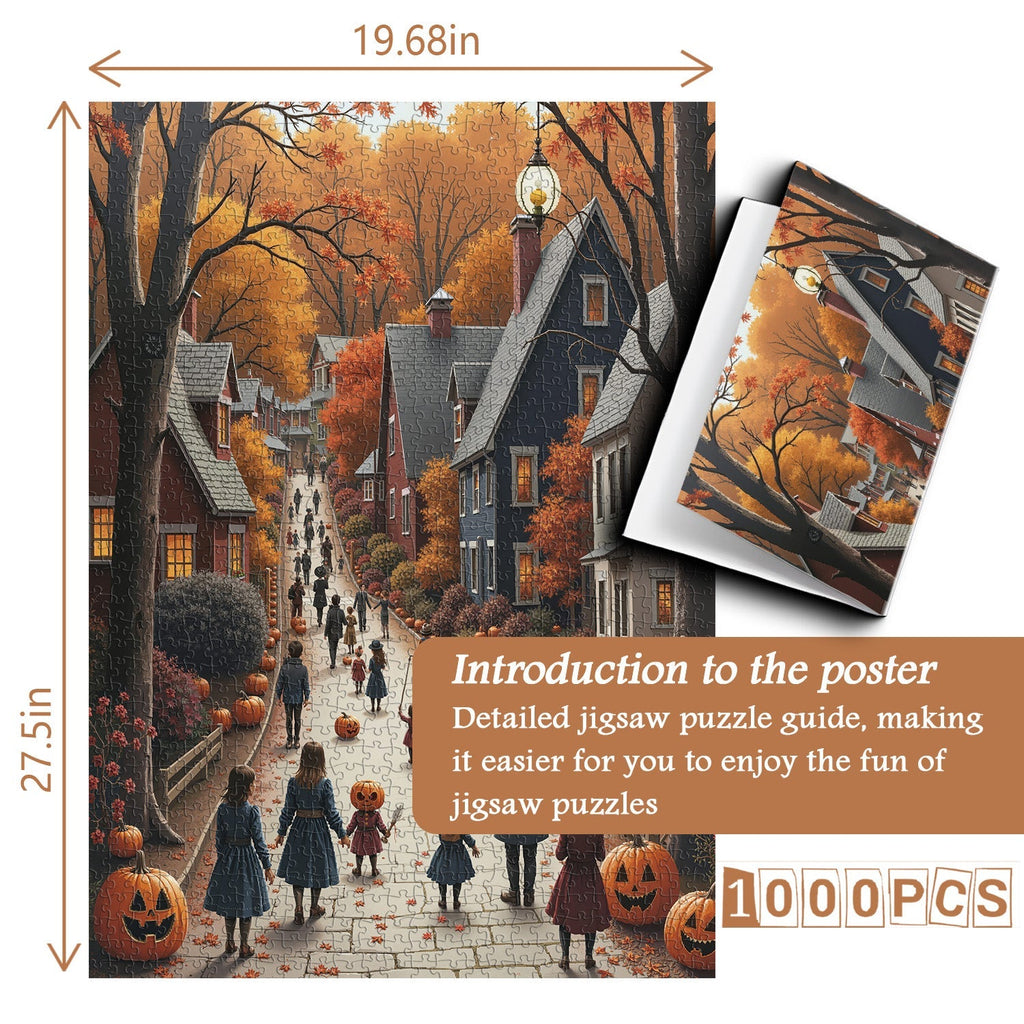 Pumpkin Street Jigsaw Puzzle 1000 Pieces