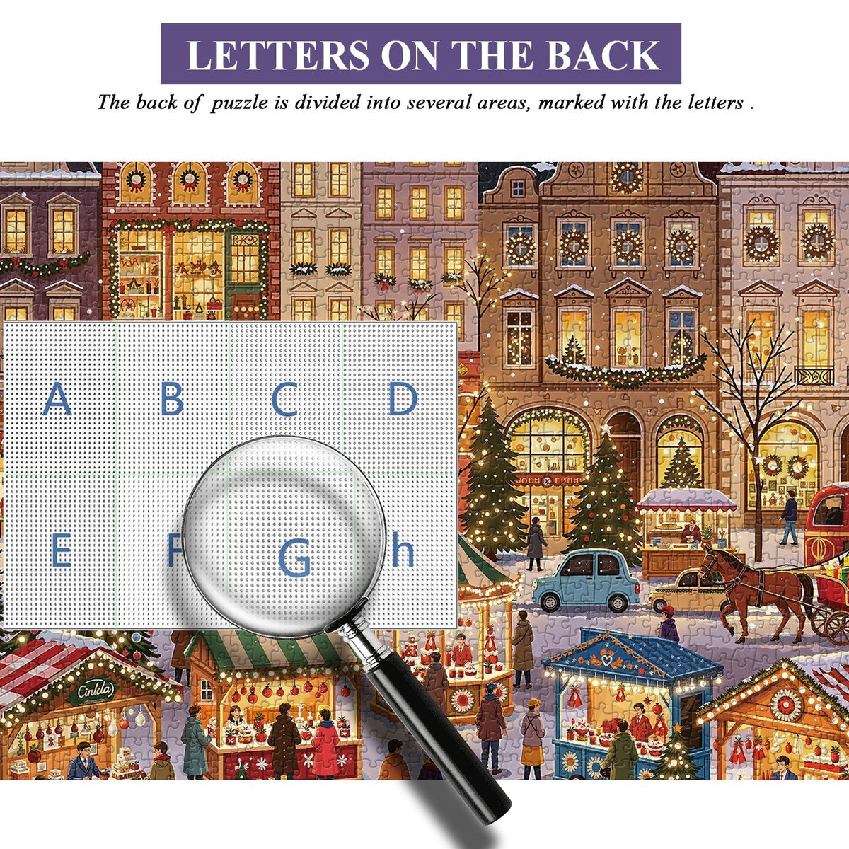 Xmas Market Jigsaw Puzzle 1000 Pieces