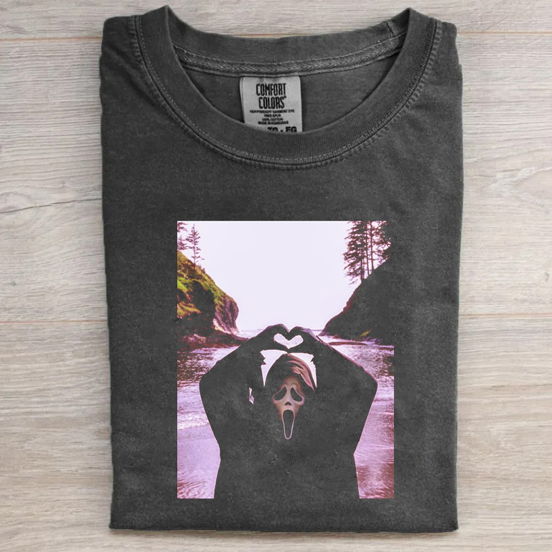 Vintage Horror Graphic T-shirt