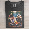 Jason Vorhees and Michael Myers Camping Funny T-Shirt