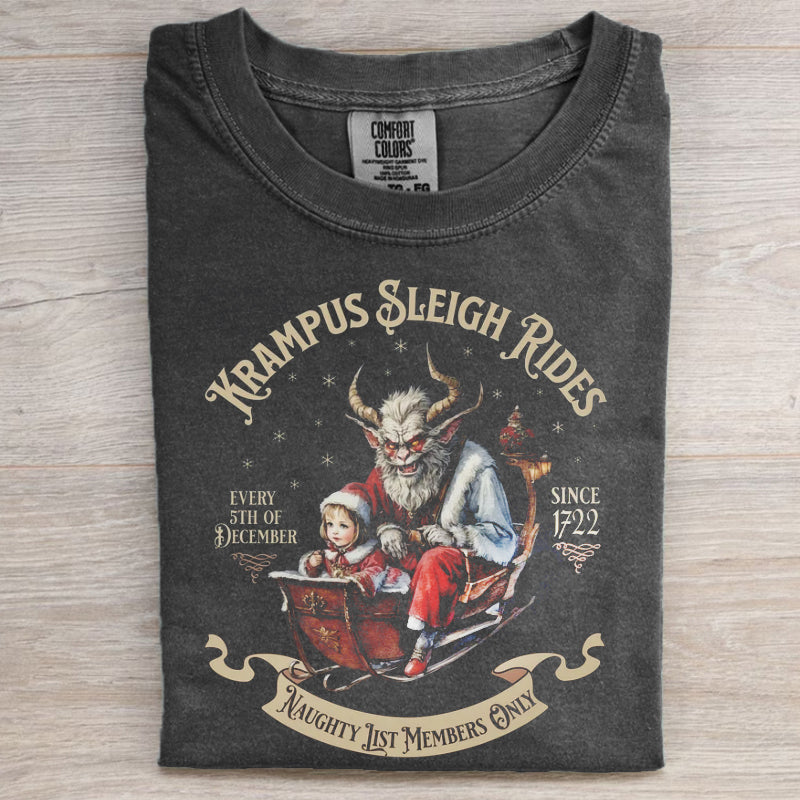 Krampus Sleigh Rides T-shirt