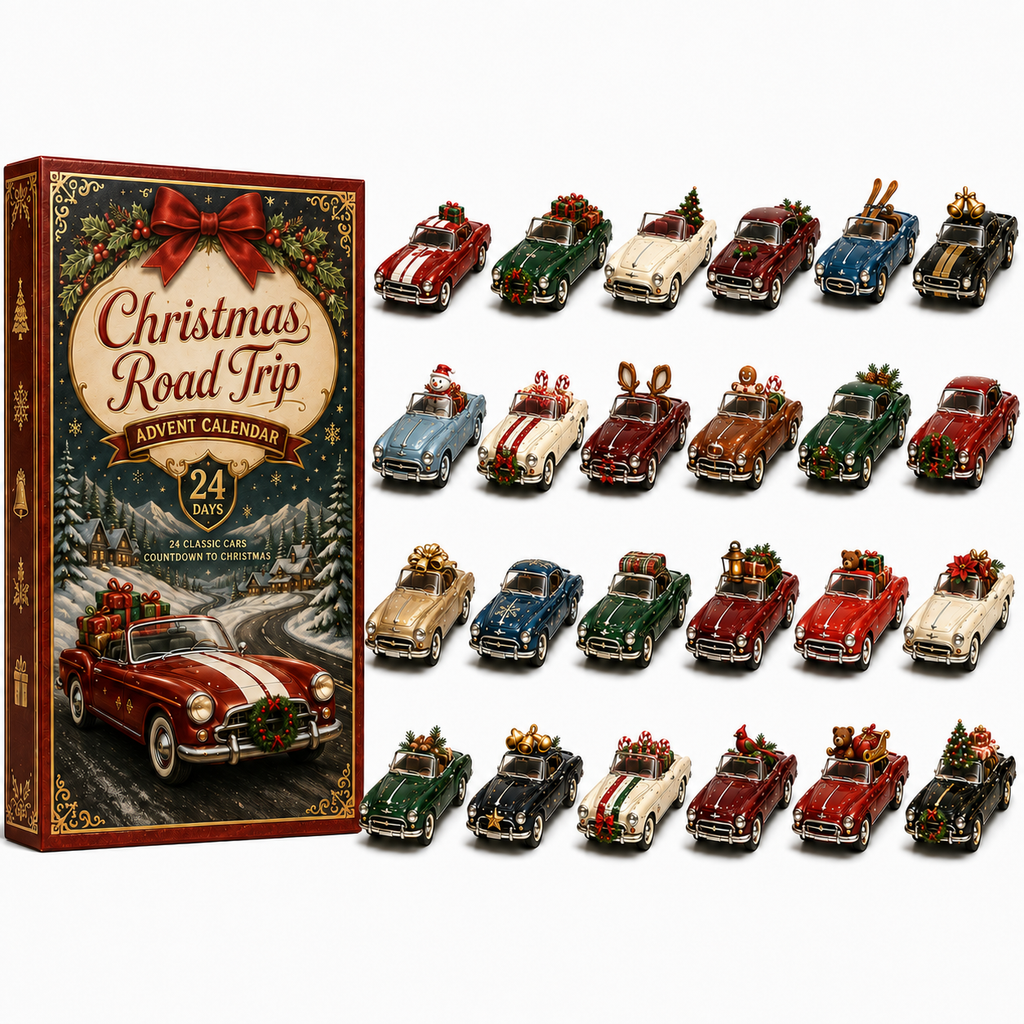 24-Day Christmas Car Advent Calendar | Countdown Blind Box Gift