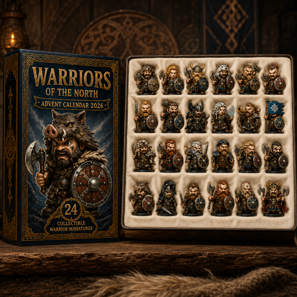 24 Days of Northern Legends – Warriors of the North Advent Calendar 2026 | 24 Collectible Viking Warrior Miniatures
