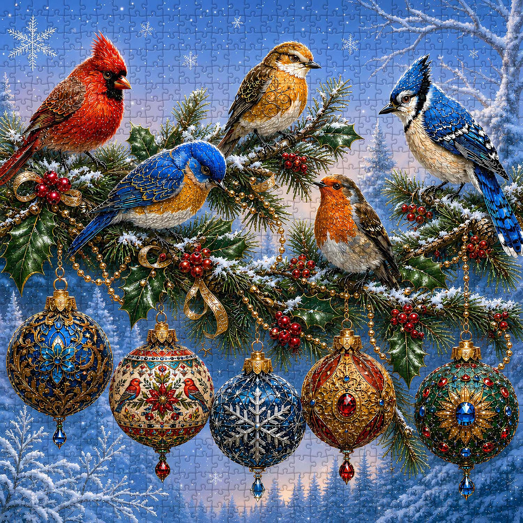 Christmas Sparrow Song Jigsaw Puzzle 1000 Pieces