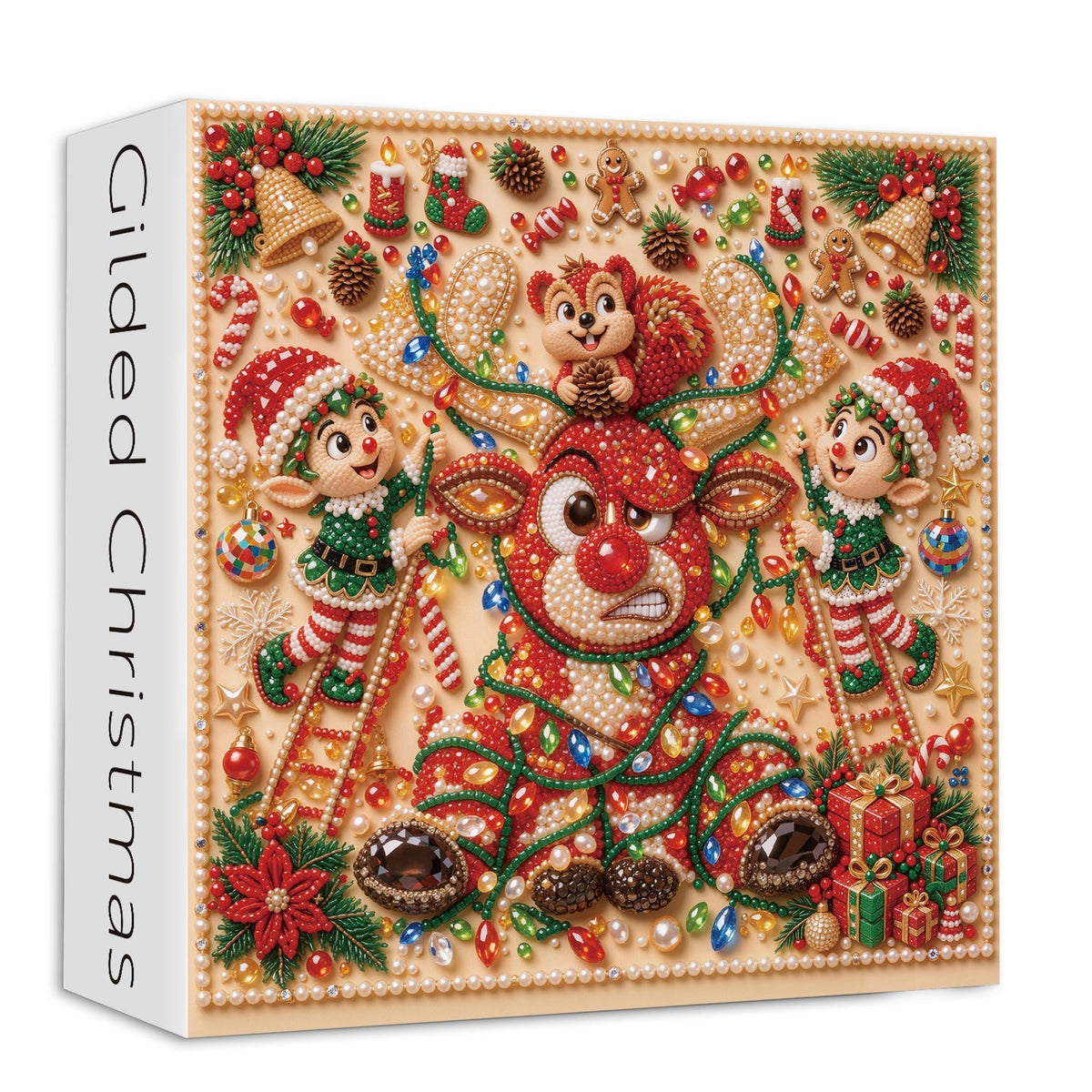 Gilded Christmas Jigsaw Puzzle 1000 Pieces