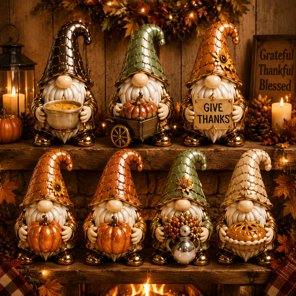 24-Day Gnomes Thanksgiving Advent Calendar | Countdown Blind Box Gift