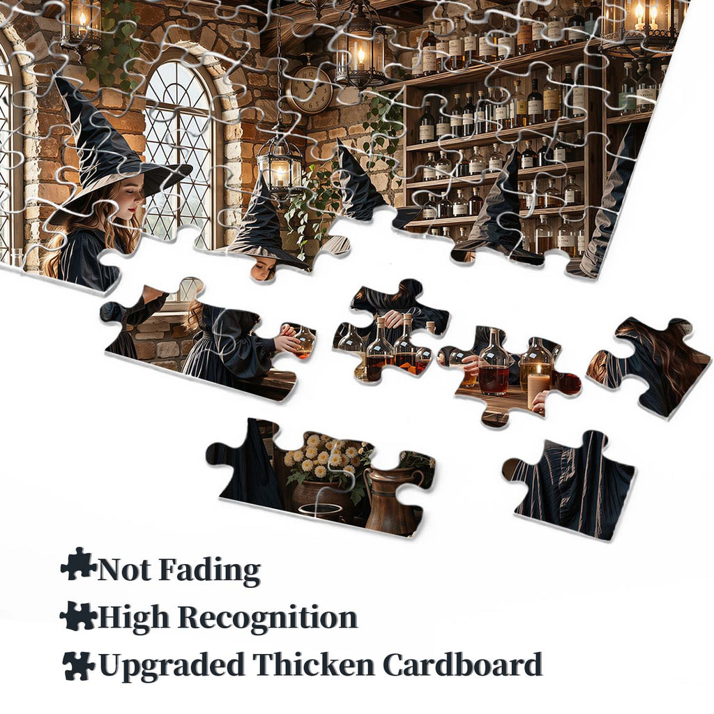 Potion-Brewing Witch Jigsaw Puzzle 1000 Piece
