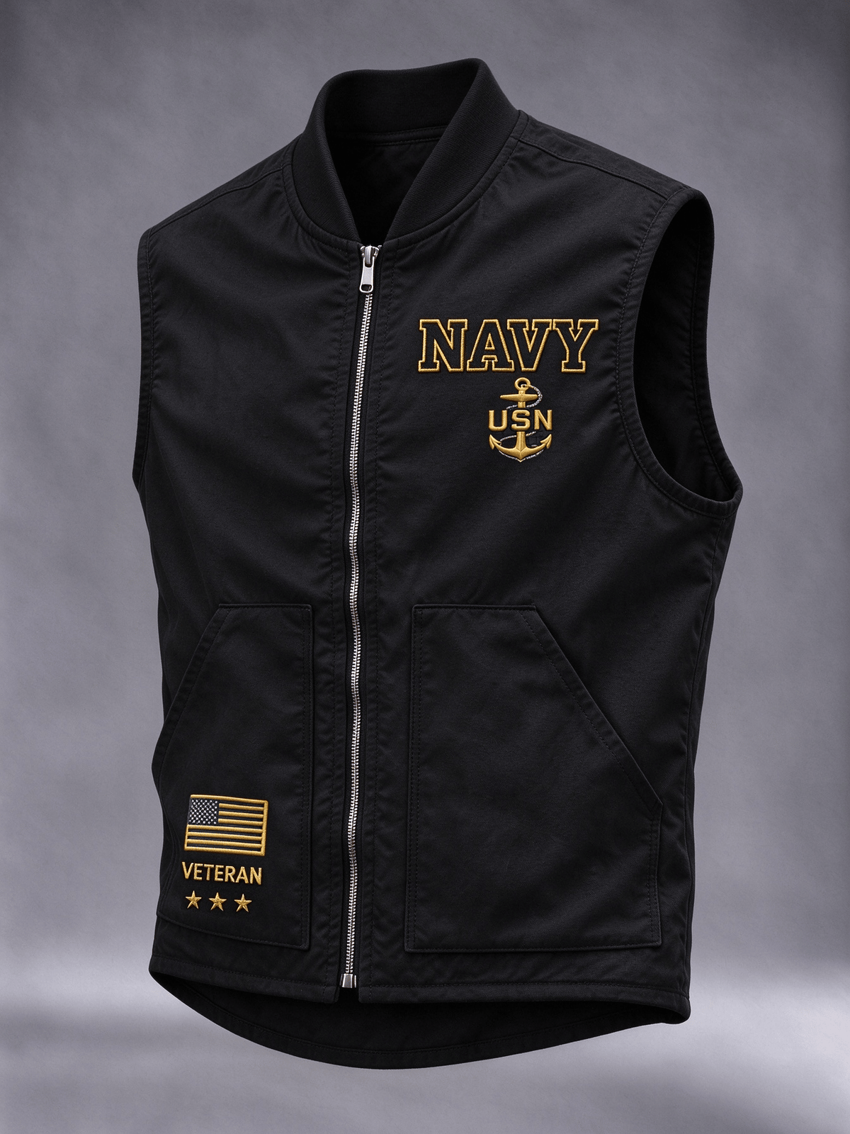 Men's Veteran Pride  Printed Vest