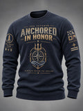 Men'S Veteran Graphic Casual Top
