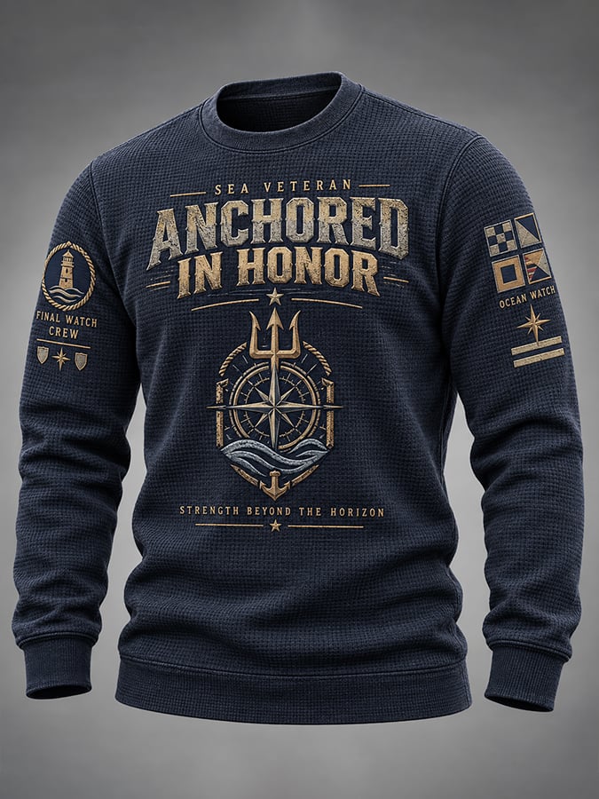 Men'S Veteran Graphic Casual Top