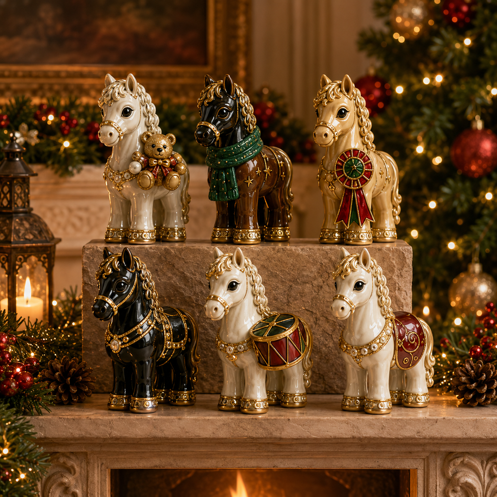 24-Day Advent Calendar Blind Box | Elegant Equestrian Figurines Gift