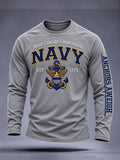 Men's U.S. Veterans Day Print Raglan T-Shirt