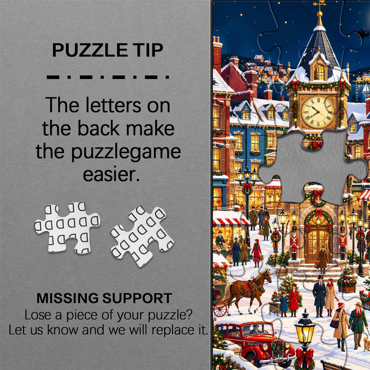 Snowy Bells Jigsaw Puzzle 1000 Piece