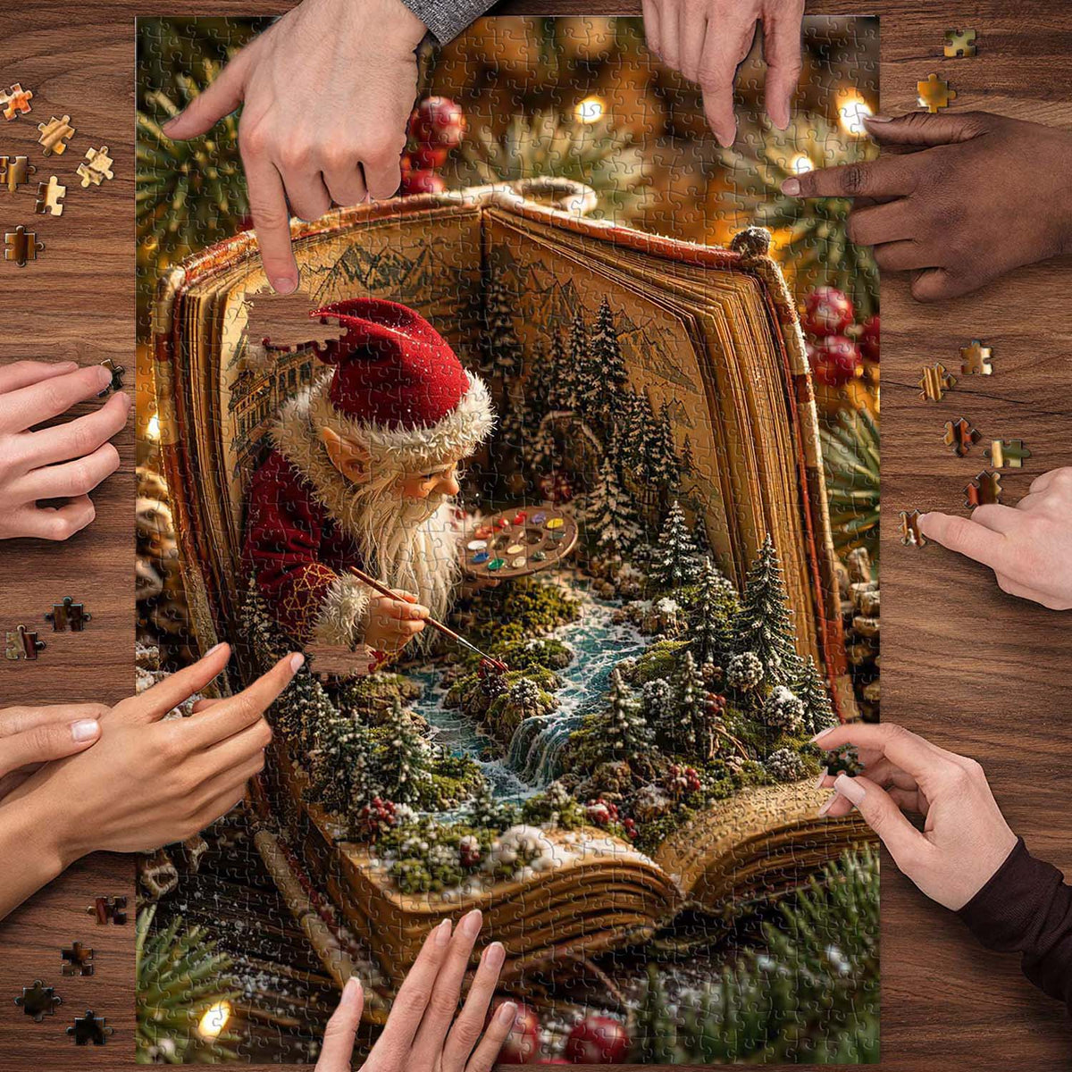 Dream Weaver Gnome Jigsaw  Puzzle 1000 Piece