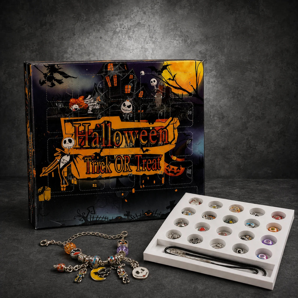 Halloween Charm Advent Calendar Bracelet Blind Box