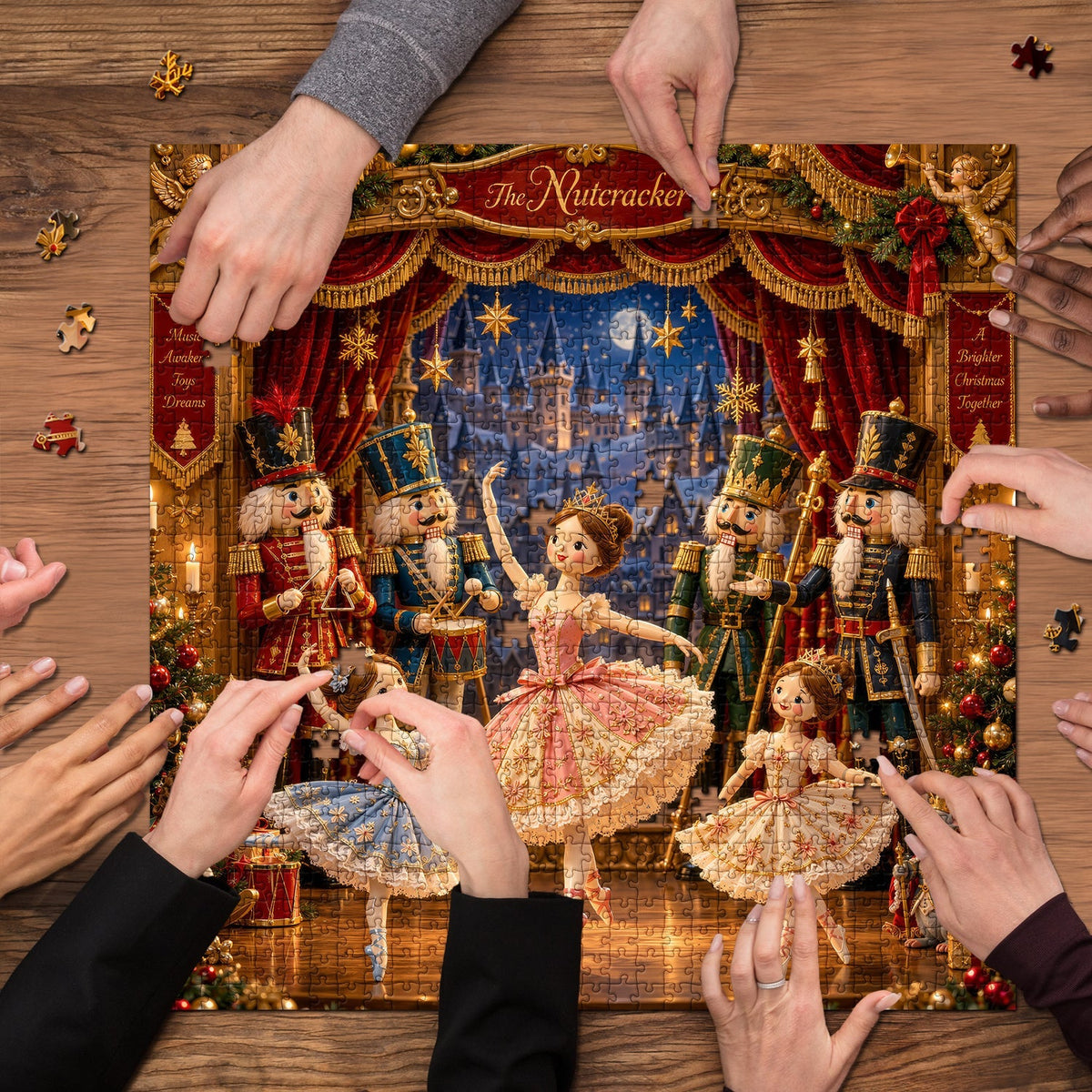 Christmas Ballet Theater Jigsaw Puzzle 1000 Pieces