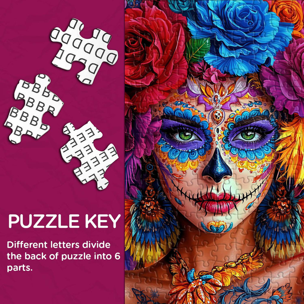 Flower Crown Undead Jigsaw Puzzle 1000 Piece