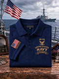 Men's US Navy Printed Polo