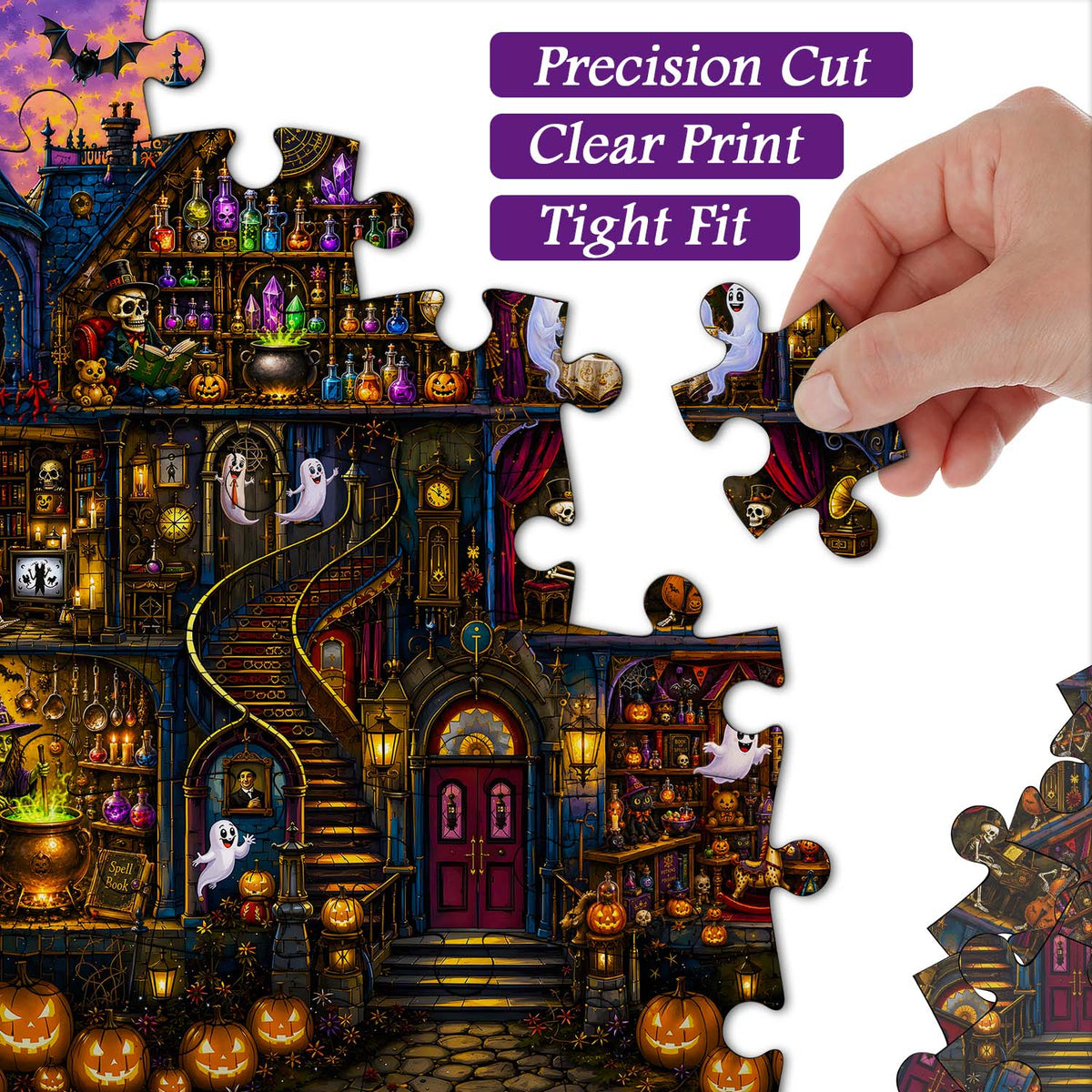 Halloween Carnival Mansion Jigsaw Puzzle 1000 Pieces