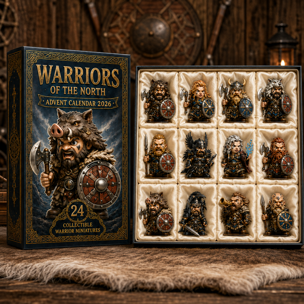 24 Days of Northern Legends – Warriors of the North Advent Calendar 2026 | 24 Collectible Viking Warrior Miniatures