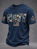 Men's U.S. Veteran Print Short Sleeve T-Shirt
