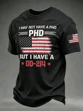 Men's Veteran Pride DD-214 Printed T-shirt