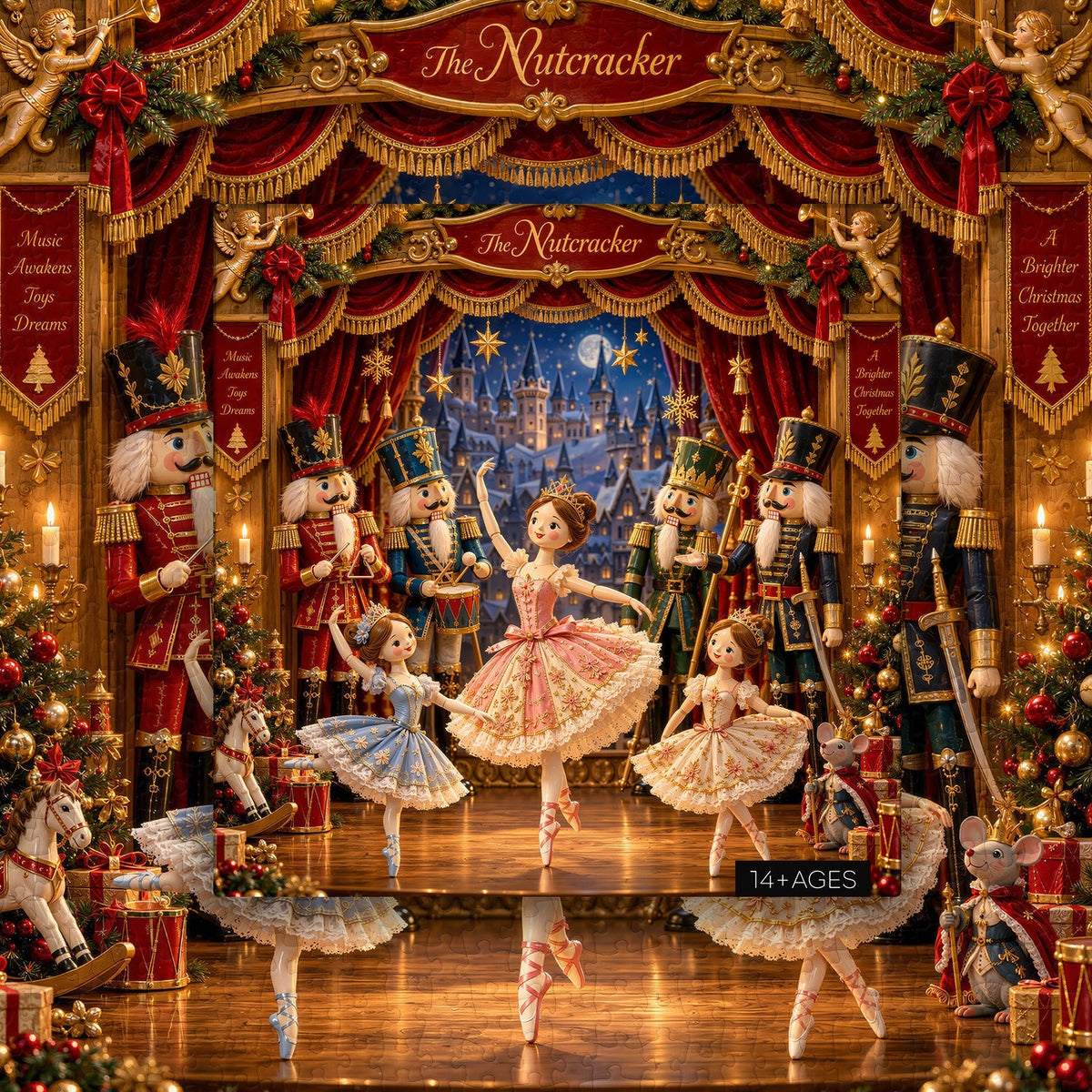 Christmas Ballet Theater Jigsaw Puzzle 1000 Pieces