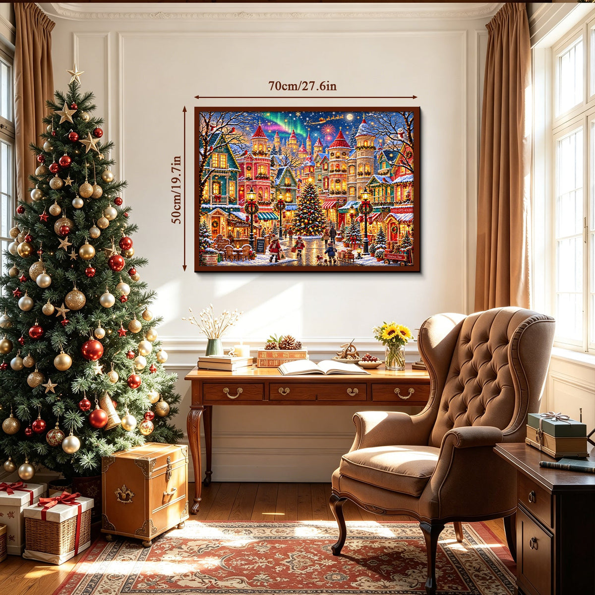 Aurora Holiday Village Jigsaw Puzzle 1000 Pieces