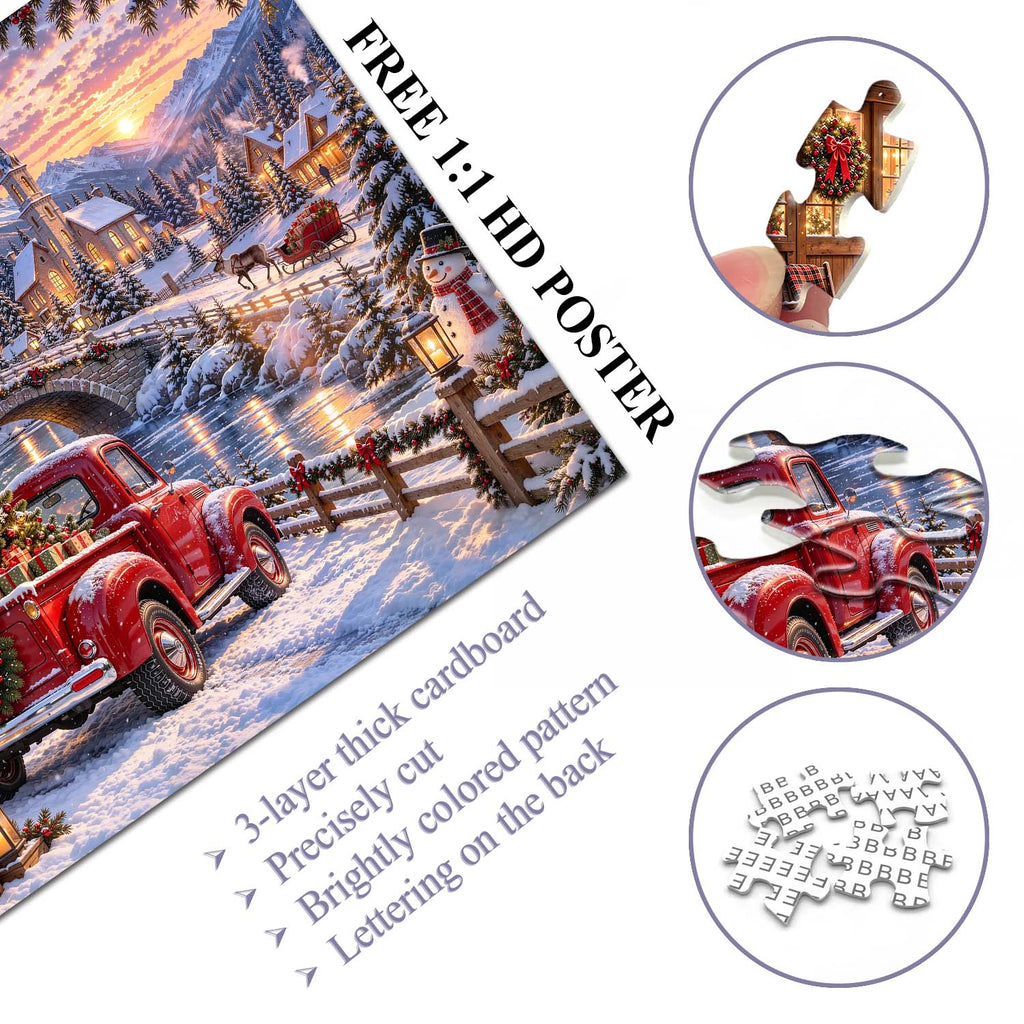 Santa's Gift Giving Jigsaw Puzzle 1000 Piece