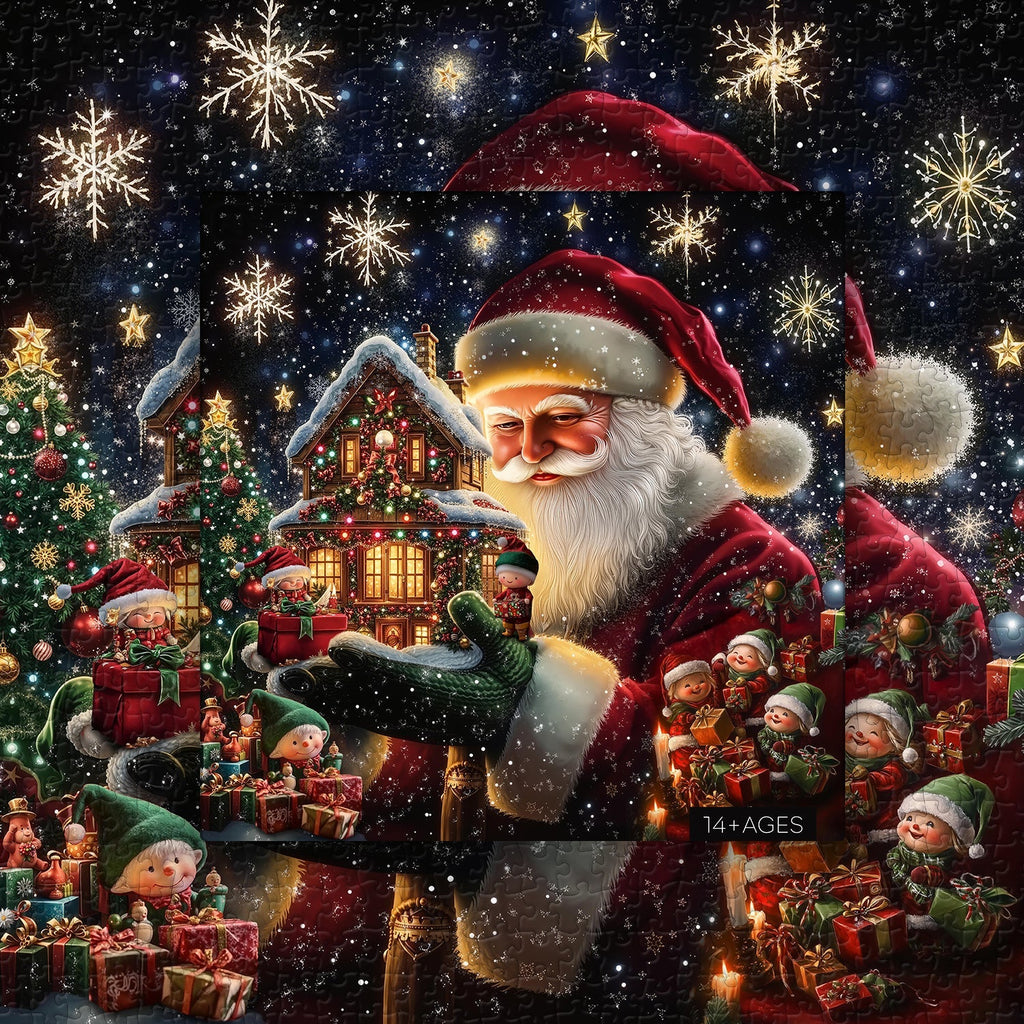 Santa's Magical Workshop Jigsaw Puzzle 1000 Pieces