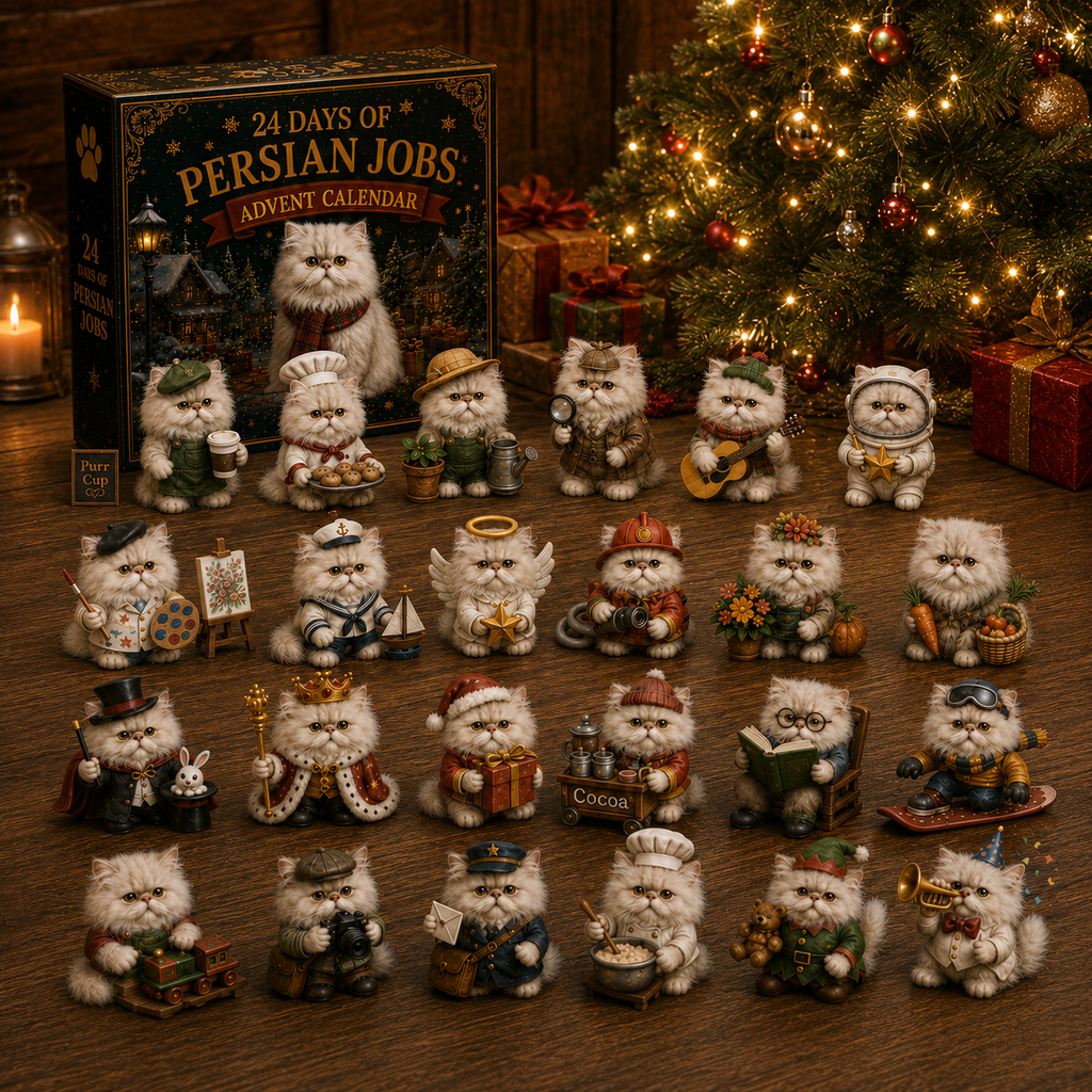 24 Days of Persian Jobs – 24 Unique Collectible Cat Figurines