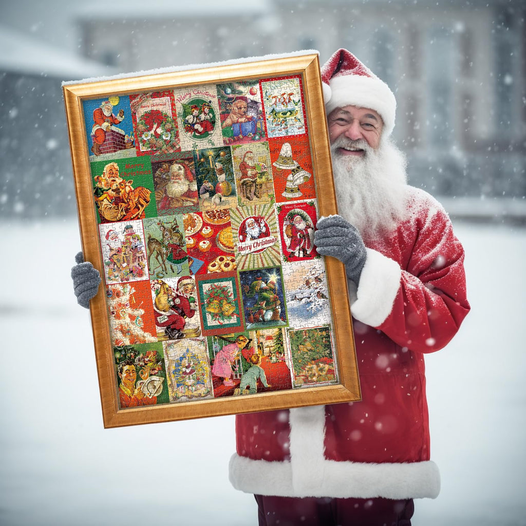 Vintage Christmas Jigsaw Puzzle 1000 Pieces