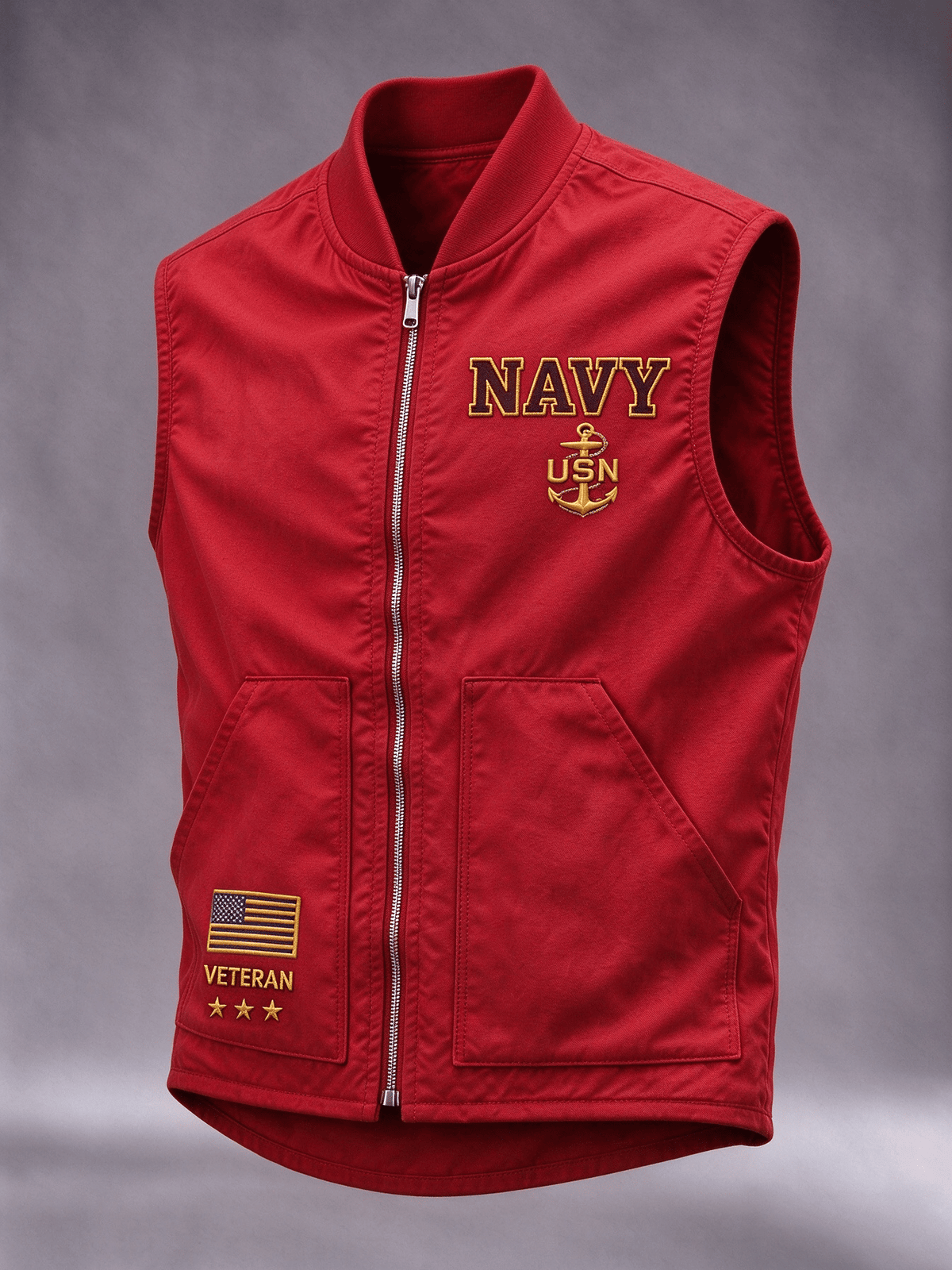 Men's Veteran Pride  Printed Vest