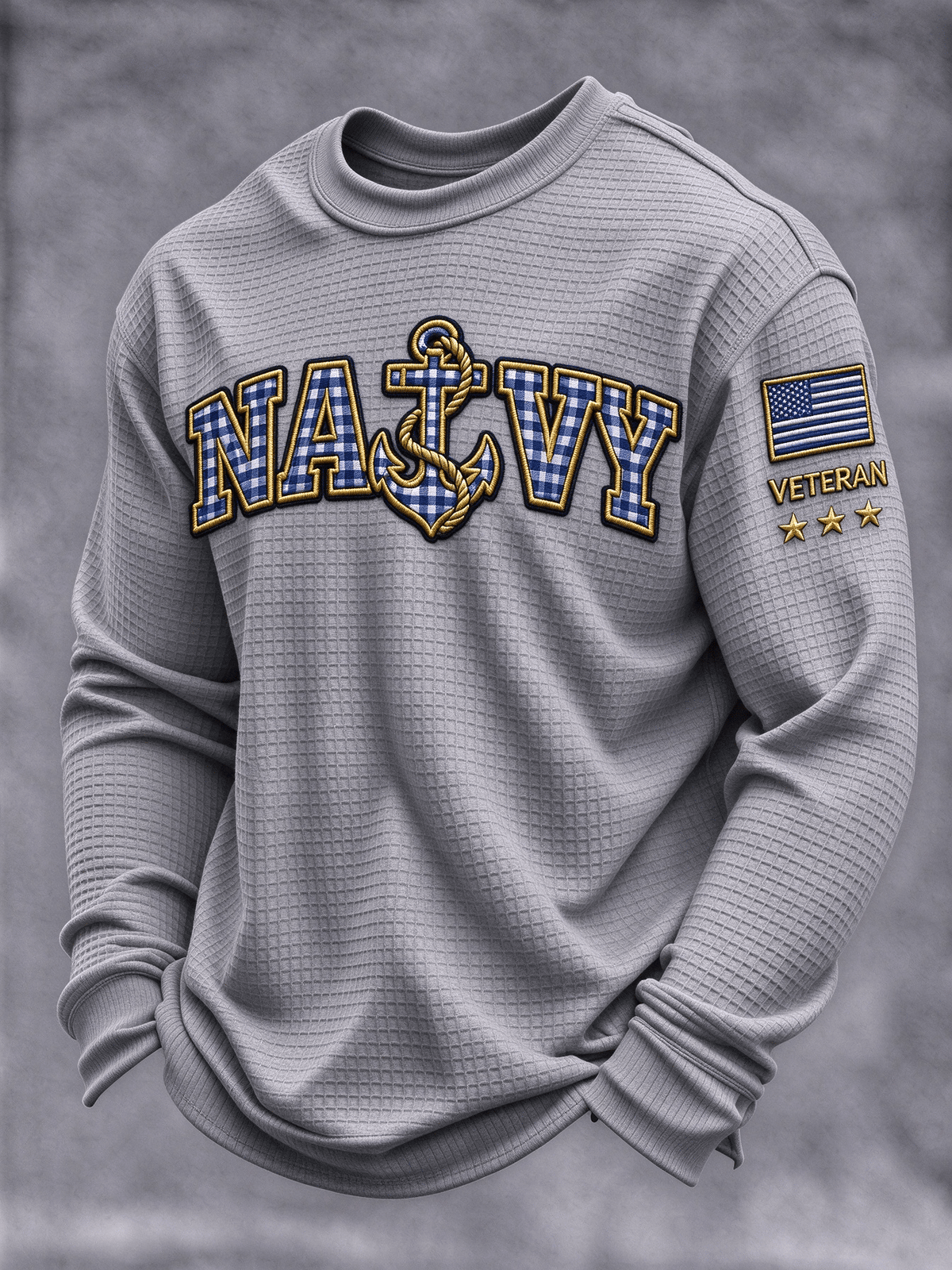 Men's Veterans Day Print Casual Top