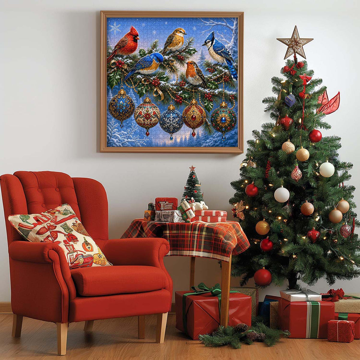 Christmas Sparrow Song Jigsaw Puzzle 1000 Pieces